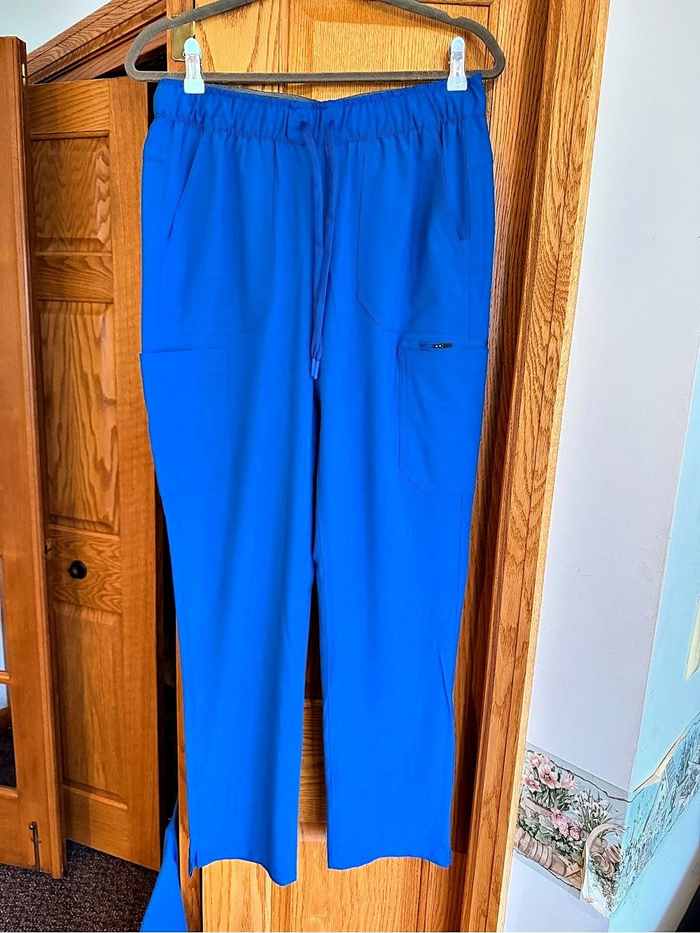 Carhartt women’s Scrub Pant Blue Size Medium Like New